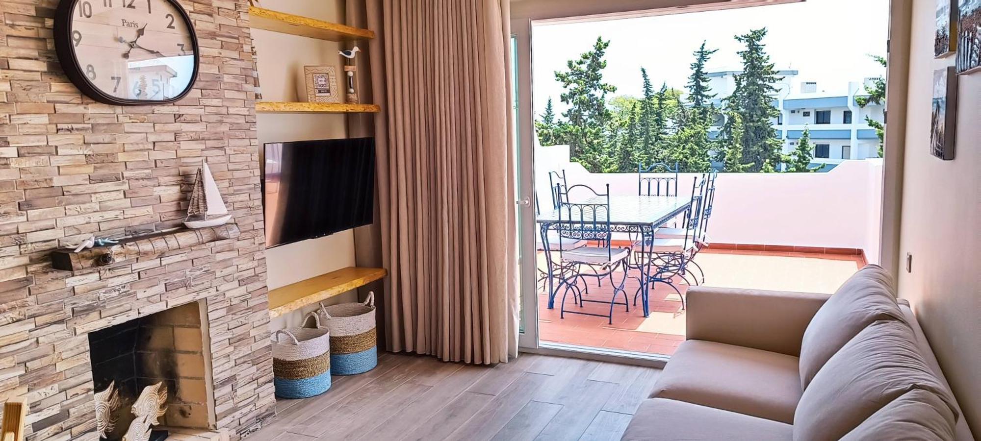Blue & Yellow Penthouse With Terrace At Balaia Mar Albufeira Ngoại thất bức ảnh